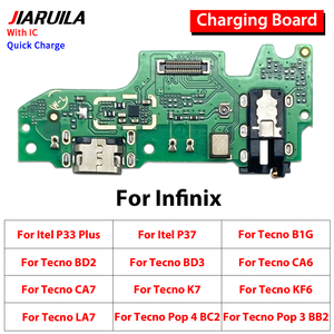 พอร์ตสายชาร์จแบบยืดหยุ่นสำหรับ B1G infinix <span class=keywords><strong>tecno</strong></span> BD3 BD2 CA6 CA7 K7 KF6 P33บวกพอร์ตชาร์จ USB P37พอร์ตที่ชาร์จขั้วต่อแบบยืดหยุ่น - Product Image 3