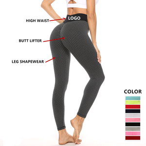 Dreamluna <b>Women's</b> Gym Active Wear High Waist Scrunch Butt Workout Legging Soft Compression Waist <b>Trainer</b> Yoga Pants Solid - Product Image 1