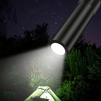 Vente chaude intégré câble lampe de poche détachable charge forte lumière Portable en alliage d'aluminium LED Super lumineux USB batterie externe