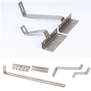 Precio de fábrica Kit de soporte de panel solar Gancho de techo de teja Venta al por mayor Rineng Accesorios solares de aluminio fotovoltaico Solar - Product Image 2