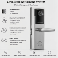 Cerradura Electrónica Profesional de Fábrica con Tarjeta RFID, Cerradura Inteligente de Acero Inoxidable para Hotel y Apartamento
