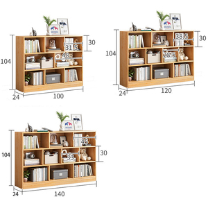 Étagère à livres sur pied, combinaison murale, armoire à treillis, salon, jardin d'enfants, rangement, <span class=keywords><strong>bibliothèque</strong></span> basse pour la maison - Product Image 5