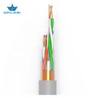 Cable Ethernet LAN UTP Retráctil RJ45 Blindado OFC/BC CCA Cobre Interior FTP CAT6 305m 1000ft NUEVO PVC / LSZH Al Foil