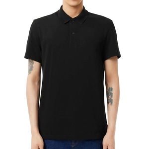 Polo pour homme à manches courtes en coton 100% de couleur unie, t-shirt pour homme de haute qualité - Product Image 6