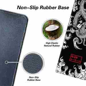 Sanxing Japanese Dragon Anime Cartoon <b>Gaming</b> <b>Mouse</b> <b>Pad</b> XXL 700x300mm Natural Rubber Art Style Anti-Fray Rectangular Stock - Product Image 2