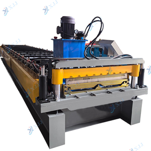 자동 서있는 솔기 지붕 시트 프로필 긴 자체 잠금 금속 타일 조인트 숨겨진 지붕 패널 롤 성형 기계 - Product Image 4