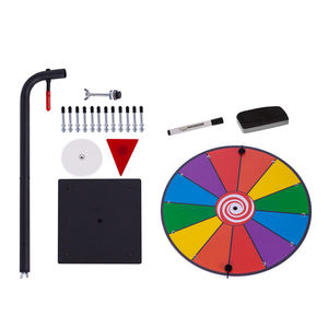 खेलों और गिववे के लिए 12-इंच टेबलटॉप कताई पुरस्कार व्हील - Product Image 5