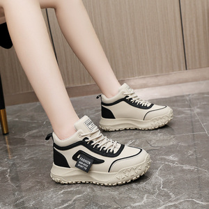 Nouveauté 2026 – Mocassins décontractés et polyvalents pour femme, imperméables, antidérapants, à semelle épaisse et rehaussante, respirants, style sport, pour étudiantes – Vente en gros - Product Image 1