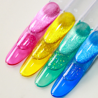 DANNYCOLL 10 couleurs glaçure gelée Gel vernis collection ongles fournitures en gros haute Pigment néon pur clair UV Gel vernis à ongles ensemble