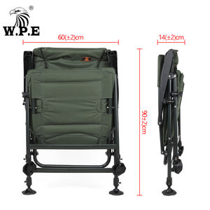 W.<span class=keywords><strong>P</strong></span>.E. Nieuwe verstelbare armleuningen buitenstoelen groene strandstoelen opvouwbare draagbare karpervis-aas tafelstoelen - Product Image 3