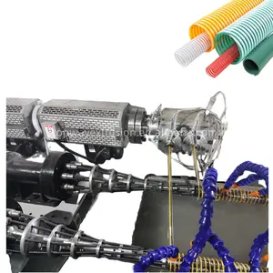 Helix Suction Hose Making Machine Plastic Reinforced Spiral Water Pipe Production Line