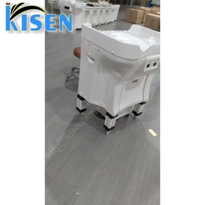 อ่างสระผมแบบพกพา Kisen รุ่น Heightened พร้อมถังน้ำ 2 ใบ ระบบหมุนเวียนน้ำ และเครื่องทำน้ำอุ่น สำหรับใช้กับเตียงเสริมสวย - Product Image 3