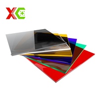 Plaque acrylique translucide colorée de qualité supérieure 8mm 10mm 12mm en PMMA coulé, facile à fabriquer pour table d'appoint de salon de thé à bulles