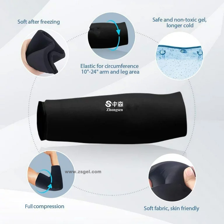 Medical Home Care Hydrogel Hot Pack Cold Gel Cooling Gel Knee Ice Pack Reusable Gel Cold Pack Therapeutic Cold Pack