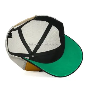 Großhandel Hüte individuelles Logo Netz Trucker-Kappe Gorras 3D-Stickerei Druck Tierkappen Herren Sportkappen Baseball Outdoor