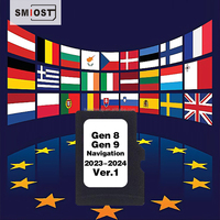 SMIOST Android voiture pour carte système de Navigation mémorial TF carte CID GPS Nav Sat pour Lexus Gen 8 9 Europe