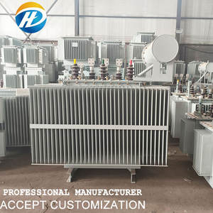 Transformateur haute tension triphasé immergé dans l'huile 100 KVA 125 KVA 160 KVA 400V/450V 20 Kv/22 Kv Refroidissement ONAN 100% aluminium - Product Image 4