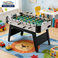 Table de baby-foot mini portable en MDF S.Q.F, vente en gros d'usine, ensemble de jeu de football de table 120 cm pour enfants et adultes, usage intérieur domestique