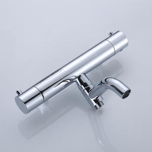 Robinet thermostatique de bain-douche à corps chromé avec cartouche céramique et levier unique - Product Image 3