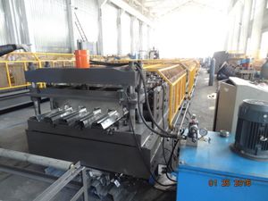 ロールフォーミングマシン 金属亜鉛メッキ鋼板 メタルフロアデッキ ロールフォーミングマシン - Product Image 6