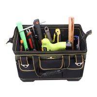 Bolsa de herramientas de electricista impermeable con logotipo personalizado, bolsa de herramientas de tela de nailon, Oxford, para jardín, resistente