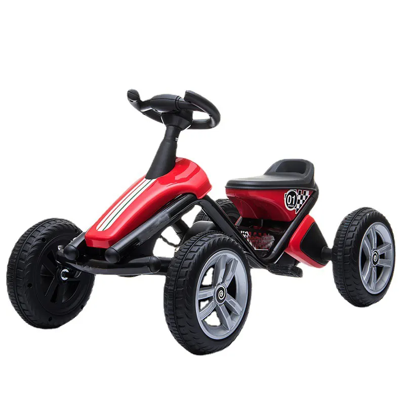 Children's kart four-wheel bicycle boys and girls can sit on the exercise fitness toy pedal bicycle