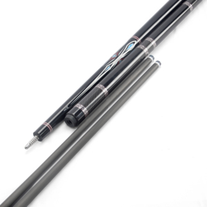 Queue de billard Predator en fibre de <span class=keywords><strong>carbone</strong></span>, 2 pièces, 58 pouces, avec incrustation géométrique noire, fût à faible déflexion, prise en main fluide, pointe de 12,4 mm - Product Image 5