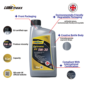Huile moteur synthétique LUBEMAXX 10W40 certifiée API pour utilisation automobile - Vente en gros - Product Image 6