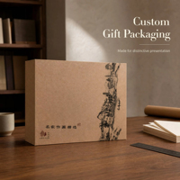Boîte cadeau rigide en papier kraft haut de gamme, écologique, personnalisable avec logo, forme ovale, impression offset quadricolore