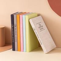 Journal quotidien d'énergie personnalisé A5, couverture rigide en tissu de lin, carnet de notes rose pour femmes, planificateur d'affaires