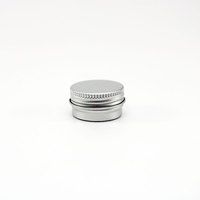 Pot cosmétique portable en aluminium 60g 100g, impression personnalisée, conteneur métallique pour baume à lèvres 10g 20g 30g