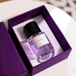 30ml 50ml chai nước hoa với Hộp Tùy chỉnh in logo Frosted Glass Vòng lọ nước hoa với hộp quà tặng hoàn hảo - Product Image 1