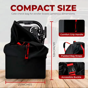 Xe đẩy Túi du lịch cho máy bay-tiêu chuẩn lớn hoặc đôi xe đẩy cổng kiểm tra túi - Product Image 2