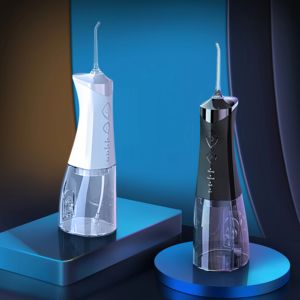 Irrigador Bucal Eléctrico Inalámbrico Helans HLS-C2 IPX7, 4 Modos, 5 Boquillas, Pulsos de Alta Frecuencia, Tanque Desmontable de 350 ml, 1500 mAh, USB-C - Product Image 2