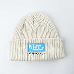 Berretto invernale in maglia a coste Unisex sportivo Unisex con polsino a coste con Logo personalizzato in filo riciclato acrilico