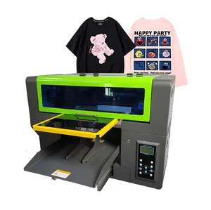 Moderne A3 8 Kleur Regenboog Dtg Uv Inkjet 5113 Printkop Printers Tshirt Voorbehandeling Machine Voor Tshirt Hoeden Matten