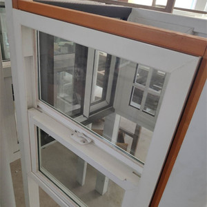 Fenêtre suspendue à cadre en vinyle simple émaillé de style américain à bas <span class=keywords><strong>prix</strong></span> avec aileron de clouage - Product Image 4