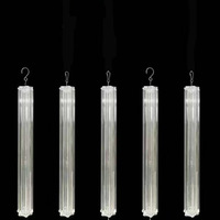 Accessoires de tube en verre de haute qualité pour mariage, motif fleur de prunier, accessoires d'éclairage pour tube de prunier, rideau de perles de cristal