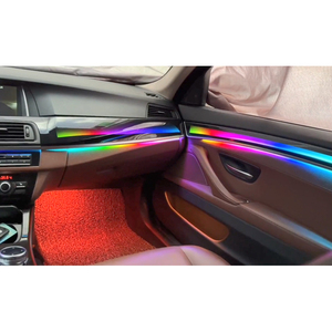 Lumière d'ambiance aux couleurs dynamiques pour BMW Série 5 (F18/F10) 2011-2017 Kit de mise à niveau de l'éclairage intérieur de la voiture Accessoires - Product Image 2
