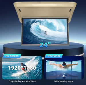 Écran LCD HD motorisé de 24 pouces <span class=keywords><strong>pour</strong></span> toit de voiture, écran de plafond, <span class=keywords><strong>TV</strong></span> de voiture <span class=keywords><strong>pour</strong></span> <span class=keywords><strong>camping</strong></span>-<span class=keywords><strong>car</strong></span>, véhicule utilitaire, fourni par l'usine - Product Image 3