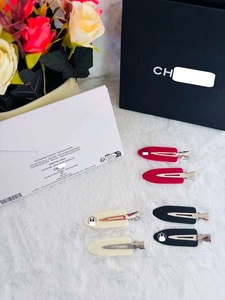 Barrettes à cheveux ovales tendance, pinces à cheveux pour franges et mèches rebelles, accessoires de coiffure quotidiens, sac cadeau en papier en option - Product Image 5
