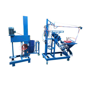 Mortar <b>Spray</b> Machine 100L Hopper 30M Vertical 50M Horizontal Fully Hydraulic System For Plastering <b>Paint</b> Application - Product Image 4