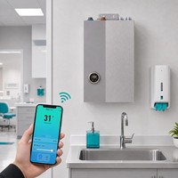 Fournisseur en gros d'usine, forte demande, système d'eau chaude commercial multipoints, chauffe-eau électrique sans réservoir, chauffe-eau instantané