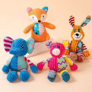 Giocattolo per Cani in Peluche Resistente ai Morsi con Suono per Cuccioli in Fase di Dentizione Intrattenimento Solitario Stimolazione Mentale - Product Image 1