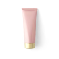 Tube cosmétique 30ml 50ml 100ml 200ml 300ml, tube en plastique 30-50mm, bouchon à vis, bouchon à clapet, or, argent, rose, impression de logo personnalisée