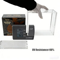 Boîte de protection en acrylique pour ETB avec couvercle magnétique, en stock usine, protection acrylique pour Elite Trainer Box, vitrine ETB avec résistance aux UV