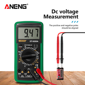 ANENG DT9205A Transistor Tester Electrical NCV Test <b>Meter</b> Profesional Analog <b>Auto</b> Range Multimetro - Product Image 3