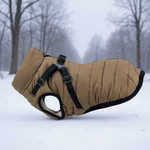 Arnés de Invierno Pirou para Perros, Talla M (45 cm), Color Arena - Product Image 3