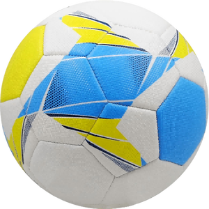 Voetbal van maat 5, met diamantstructuur, <span class=keywords><strong>PVC</strong></span>, machinaal gestikt, voor schooltraining - Product Image 5