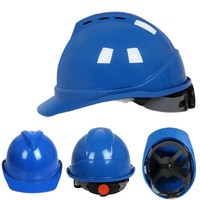 Casque de sécurité ventilé MSA V-Gard 500 PE haute résistance avec suspension à cliquet 4 points, logo personnalisé, vente en gros
